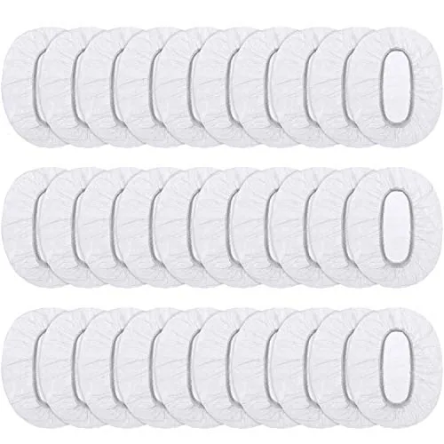 200 Pack Clear Disposable Ear Protectors Waterproof Ear Covers for Hair Dye