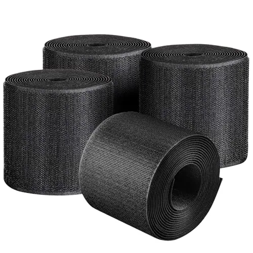 4 Pack 10 ft x 3 Inch Cable Floor Strip Cable Cover Cords Carpet