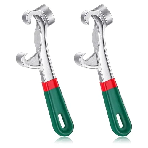 2 Pcs Bucket Opener Tools 5 Gallon, 8.27 Inch Aluminum Pail Opener