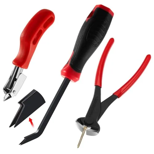 3 Pcs Heavy Duty Upholstery Staple Remover Tools Set