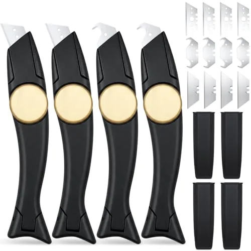 4 Sets Heavy Duty Navajas Roofing Knife with Blades