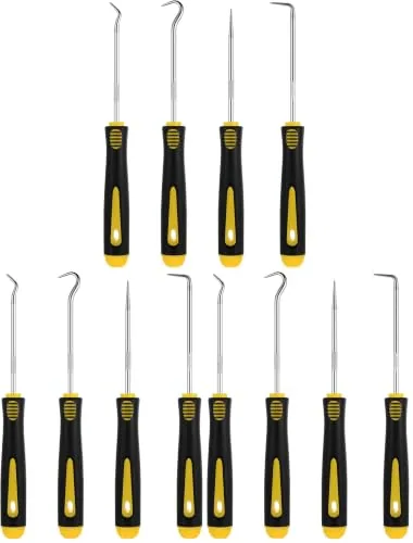 4 Pcs Pick and Hook Set Precision Automotive Mechanic Picks Tools Set for