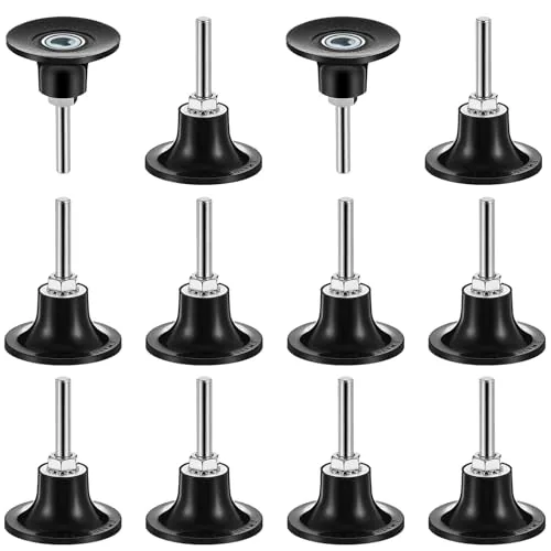 12 Pack Quick Change Disc Pad Holder, 1/4 in Shank, 2 Inch