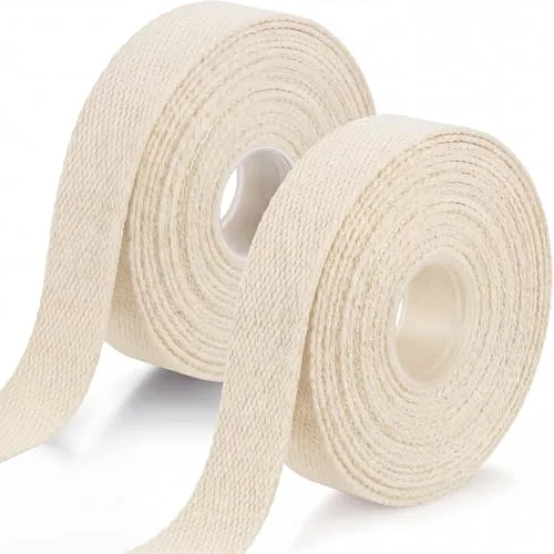 2 Rolls/ 20 Yards Cotton Webbing 1 Inch