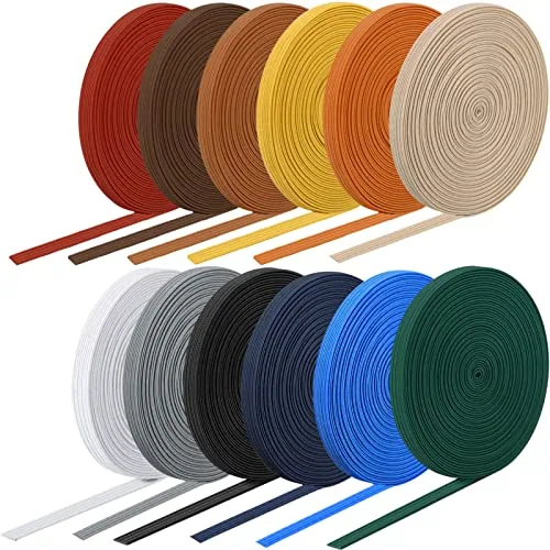 12 Rolls Elastic Band Stretch,1/4 Inch X 4.4 Yard