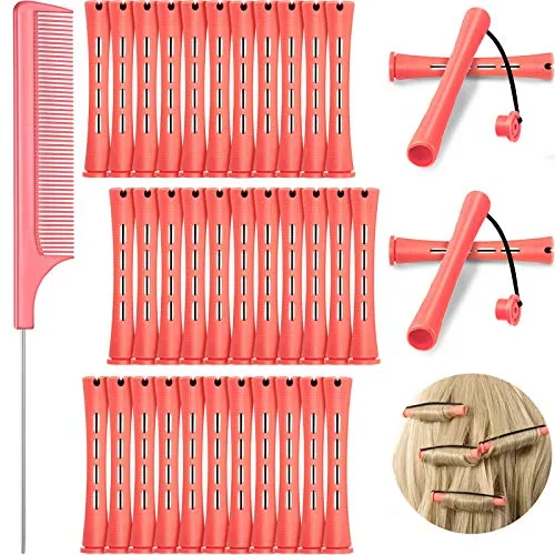 36 Pcs Perm Rods, Pink, 0.51 Inch