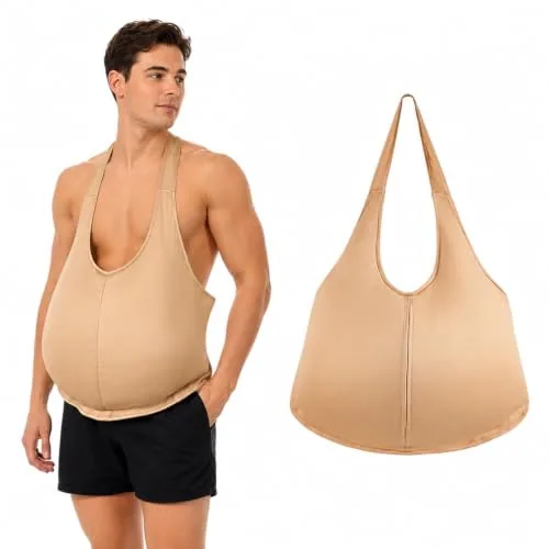 Fake Belly Stuffer Santa Claus Costume Padded Stomach