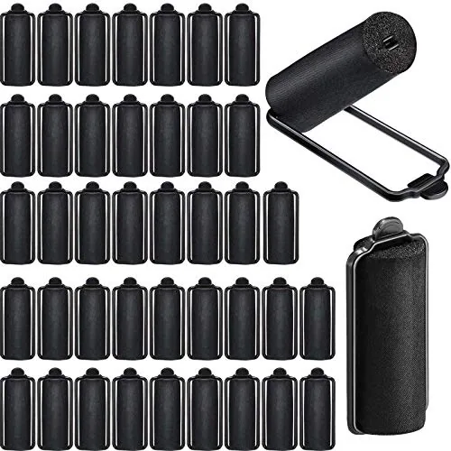 40 Pieces Sponge Hair Rollers Silk Foam Satin Rollers for Women