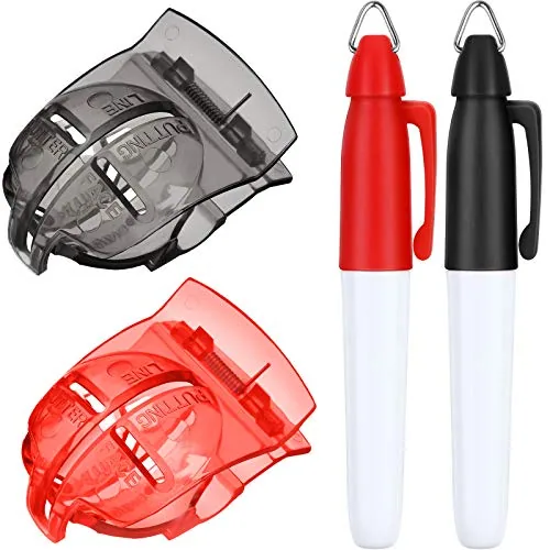 2 Pieces Golf Ball Line Marker Tool Marking Alignment Putting Tool and 2