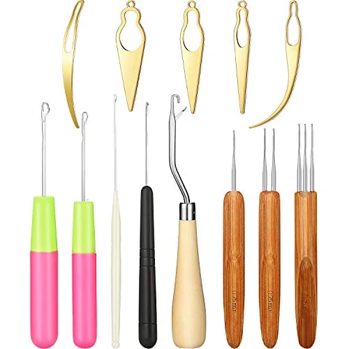 13 Pcs Dreadlock Crochet Needle Tool Set for Hair Braiding