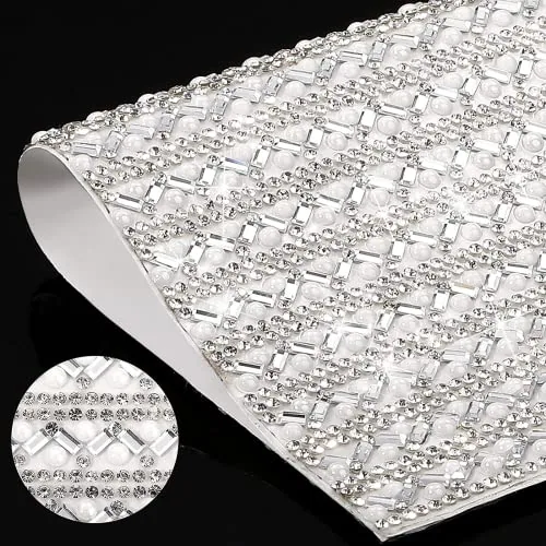 Bling Crystal Rhinestone Pearl Sheets, Homecoming Mum Decor