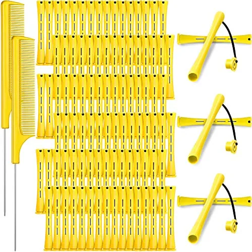 96 Pcs Hair Perm Rods Kit for Short Long Hair, 0.28''