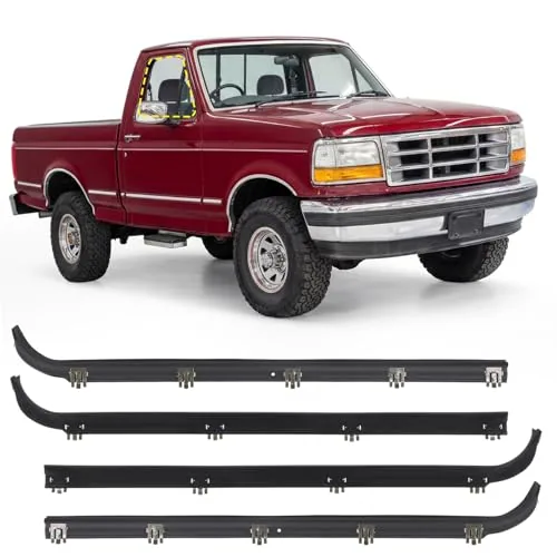 Window Trim Molding Felt Seal Compatible with F150 F250 F350 Bronco