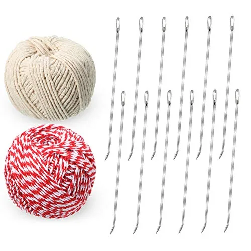 14 Pcs Poultry Lacing Kit Turkey Lacer 7 Inch Roasting Supplies Meat