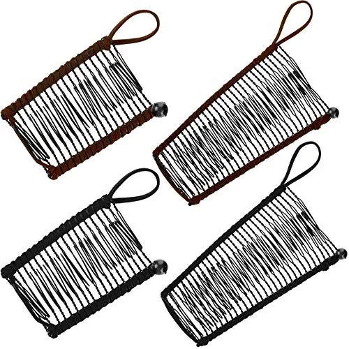 4 Pcs Stretch Banana Clips Comb