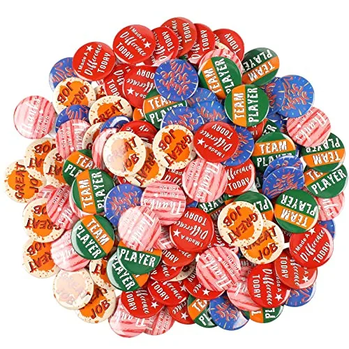 150 Pcs Inspirational Reward Button Pins Employee Appreciation Gifts Bulk
