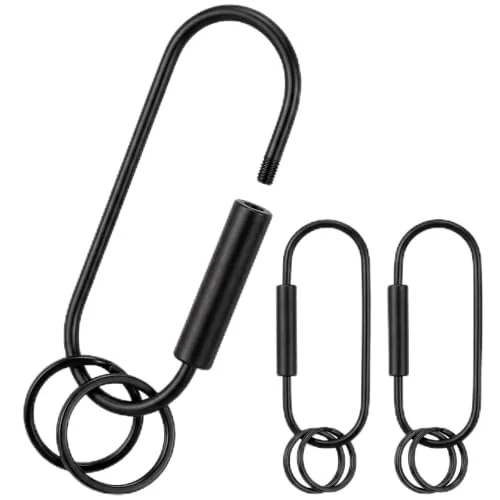 Brass Carabiner Key Ring Locking Screw Carabiner Clips