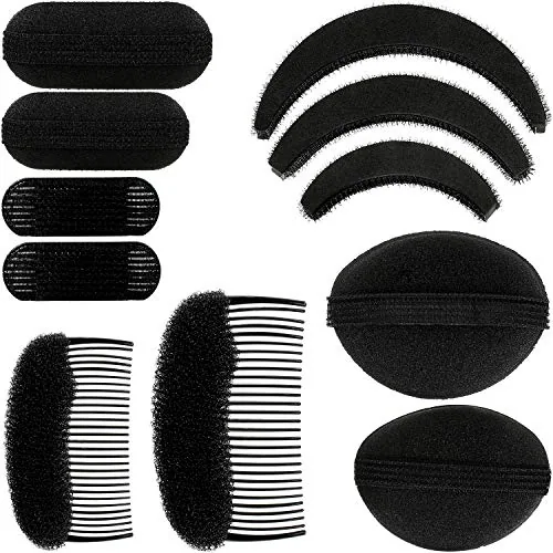 11 Pcs Bump It Hair Sponge Set Volume Insert Updo