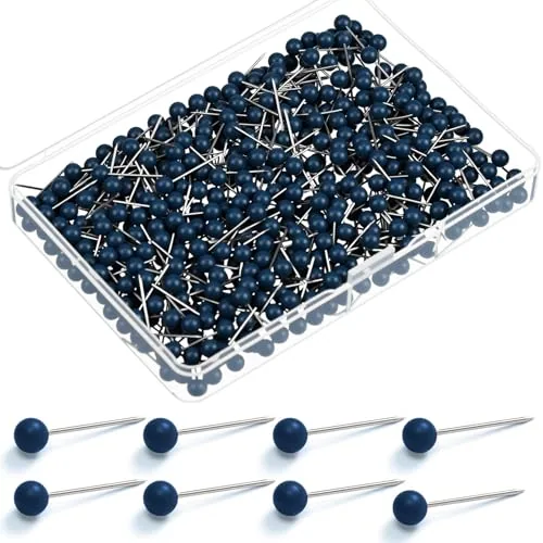 500 Pcs Map Push Pins Round Thumb Tack