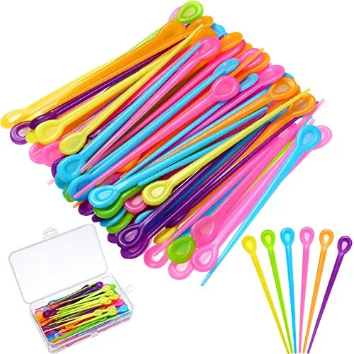 180 Pcs Plastic Brush Roller Pick for Hair,Multi-color