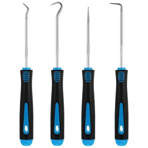 4 Pcs Pick and Hook Tools, Automotive,6.5 Inches