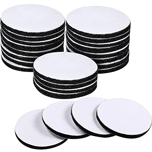 24 Pairs 1.5 Inch Referee Patch Hook and Loop Dots Self Adhesive