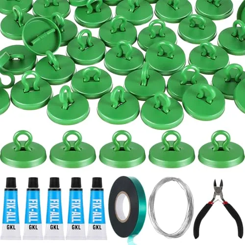 80 Pcs Plant Anchors Kit for Vine Wall Stucco Trellis